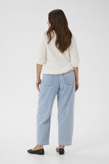 Kaffe Curve Lotia Pullover Chalk - Pleteni puloveri - 