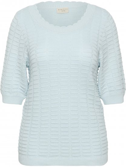 Kaffe Curve Lotia Pullover Nantucket Breeze Blue - Pleteni puloveri - 