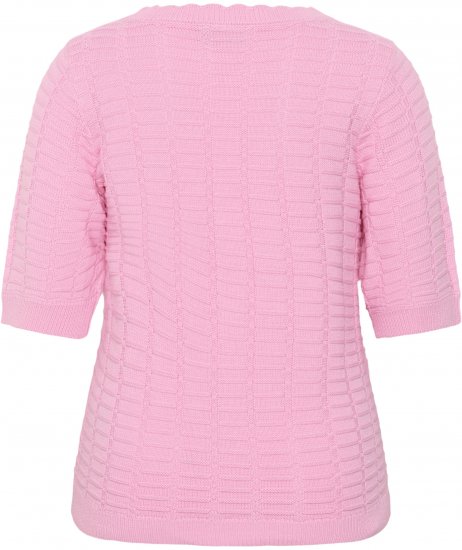 Kaffe Curve Lotia Pullover Pink Frosting - Pleteni puloveri - 