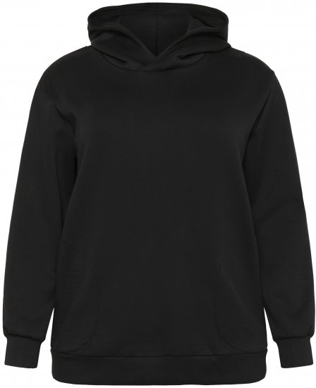 Kaffe Curve Annita Sweatshirt Black - Dukserice s kapuljačom - 