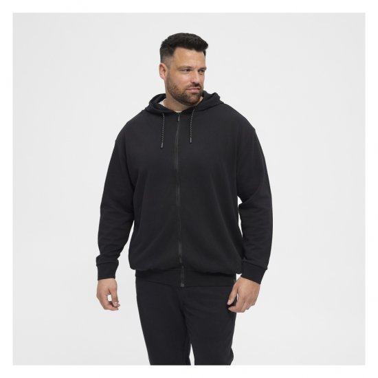 North Latitude Full Zip Hoodie Black - Puloveri & dukserice - Muške Puloveri & dukserice veliki brojevi