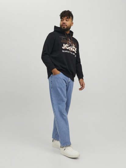 Jack & Jones Hunt Hoodie Black - Puloveri & dukserice - Muške Puloveri & dukserice veliki brojevi