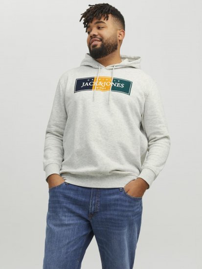 Jack & Jones Codyy Hoodie White - Puloveri & dukserice - Muške Puloveri & dukserice veliki brojevi