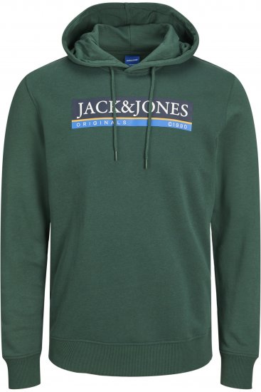 Jack & Jones Codyy Hoodie Green - Puloveri & dukserice - Muške Puloveri & dukserice veliki brojevi