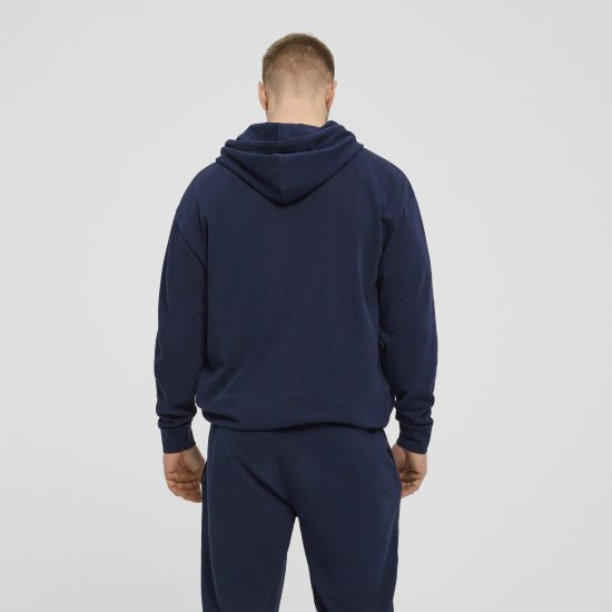 North Latitude Denim Hooded Full-Zip Sweatshirt Navy TALL - TALL puloveri - 