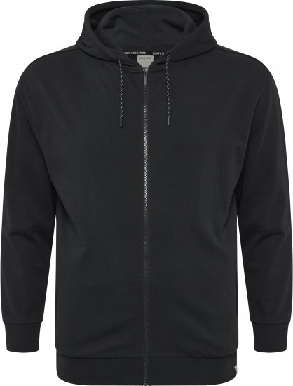 North Latitude Denim Hooded Full-Zip Sweatshirt Black TALL - TALL puloveri - 