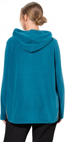 Ulla Popken Fleece Sweatshirt Hoodie Dark Petrol - Puloveri & dukserice - 