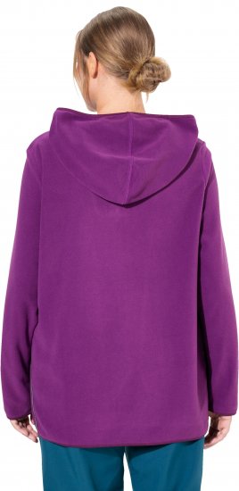 Ulla Popken Fleece Sweatshirt Hoodie Aubergine - Puloveri & dukserice - 