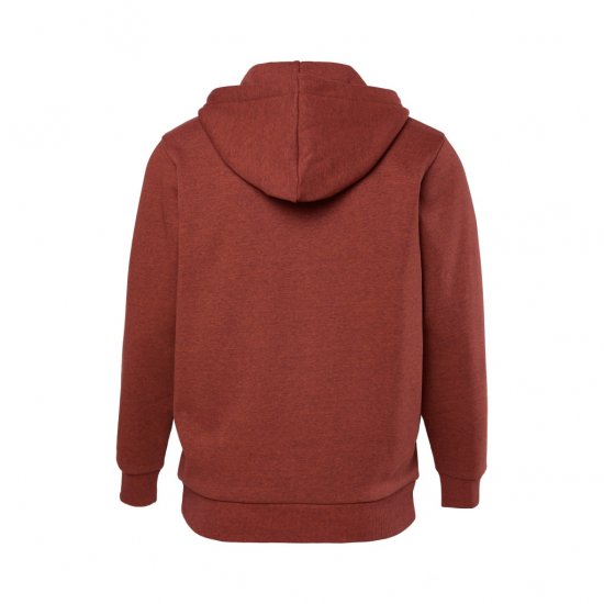JP1880 Hoodie With Zipper Brick Brown - Puloveri & dukserice - Muške Puloveri & dukserice veliki brojevi