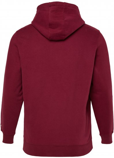 JP1880 Hoodie with Embroidery Aubergine - Puloveri & dukserice - Muške Puloveri & dukserice veliki brojevi