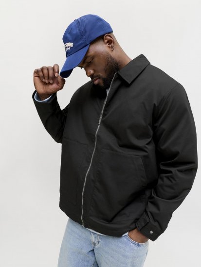 Jack & Jones Winson Worker Jacket Black - Jakne - Muške Jakne Veliki Brojevi