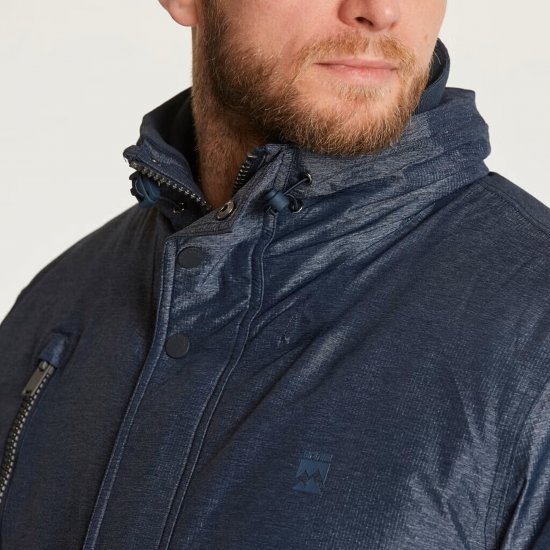 North Latitude 23134 Padded Jacket Waterproof 3K Navy - Jakne - Muške Jakne Veliki Brojevi