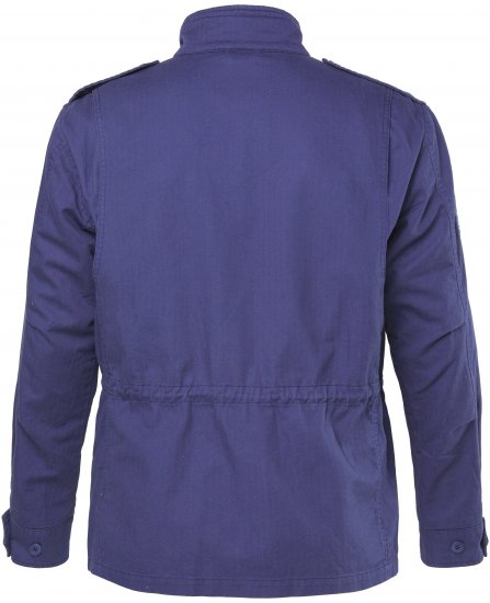 JP1880 Field Jacket with Badges Vintage Look Light Azure Blue - Jakne - Muške Jakne Veliki Brojevi