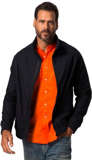 JP1880 Blouson Jacket FLEXNAMIC with Stand-up Collar Navy - Jakne - Muške Jakne Veliki Brojevi