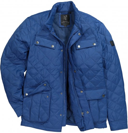 JP1880 Quilted with Multiple Pockets Jacket Dark Blue - Jakne - Muške Jakne Veliki Brojevi