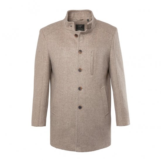 JP1880 Coat Wool Blend Beige Melange - Jakne - Muške Jakne Veliki Brojevi