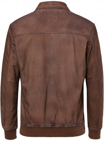JP1880 Finest Goat Suede Leather Blouson Tobacco Brown - Jakne - Muške Jakne Veliki Brojevi
