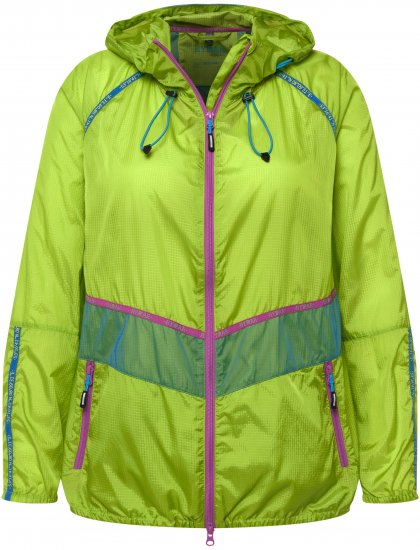 Ulla Popken Neon Rain Jacket Activewear Safety Yellow - Jakne - 