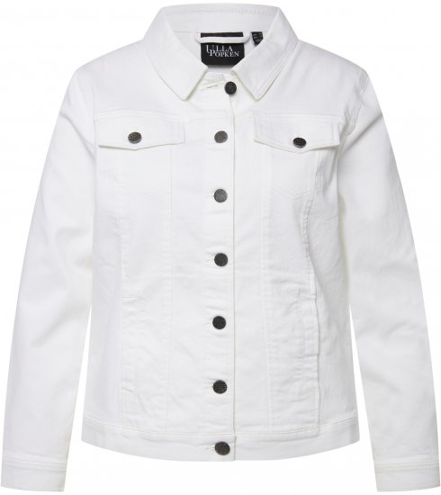 Ulla Popken Denim Jacket White - Jakne - 