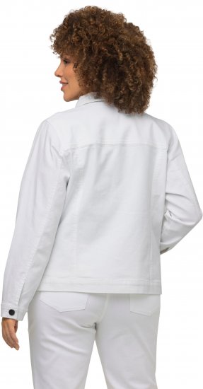 Ulla Popken Denim Jacket White - Jakne - 