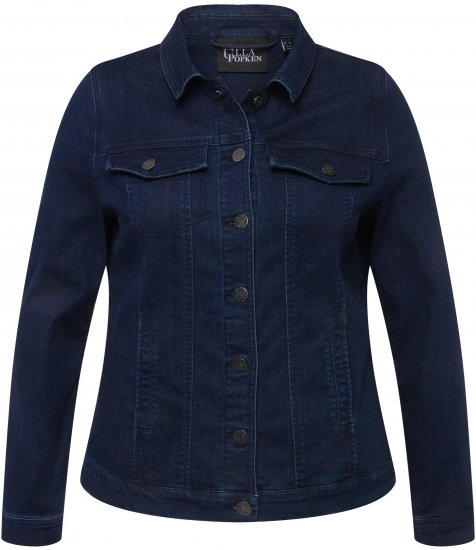 Ulla Popken Denim Jacket Blue Denim - Jakne - 