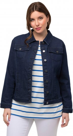 Ulla Popken Denim Jacket Blue Denim - Jakne - 