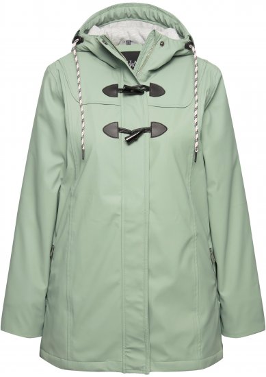Ulla Popken HYPRAR Rain Jacket Mint Green - Jakne - 