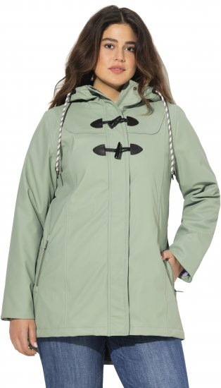 Ulla Popken HYPRAR Rain Jacket Mint Green - Jakne - 