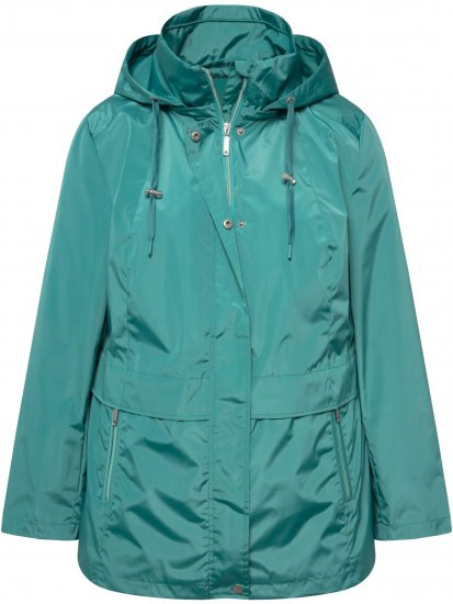 Ulla Popken HYPRAR Water-Repellent Windbreaker Soft Turquoise - Jakne - 