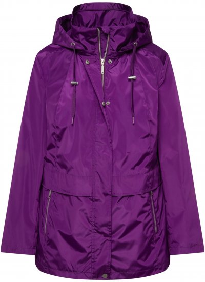 Ulla Popken HYPRAR Water-Repellent Windbreaker Dark Purple - Jakne - 