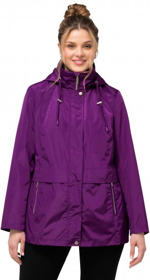 Ulla Popken HYPRAR Water-Repellent Windbreaker Dark Purple - Jakne - 