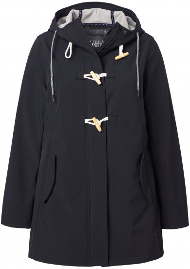 Ulla Popken HYPRAR Water-Repellent Softshell Jacket Black - Jakne - 