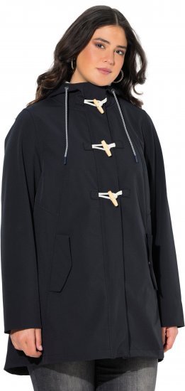 Ulla Popken HYPRAR Water-Repellent Softshell Jacket Black - Jakne - 