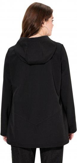 Ulla Popken HYPRAR Water Repellent Softshell Jacket Black - Jakne - 
