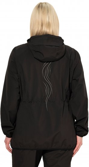 Ulla Popken Lightweight Rain Jacket Black - Jakne - 
