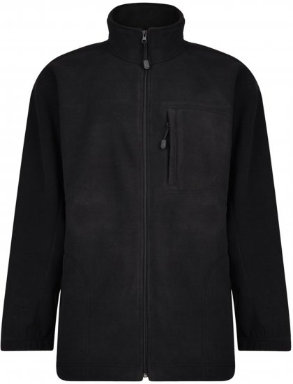 Espionage FL014 Bonded Fleece Jacket Black - Jakne - Muške Jakne Veliki Brojevi