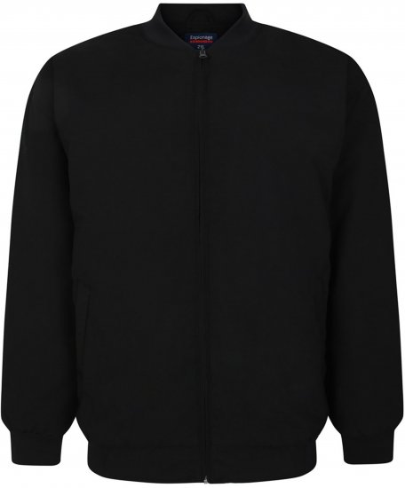 Espionage JT123 Padded Oxford Jacket Black - Jakne - Muške Jakne Veliki Brojevi