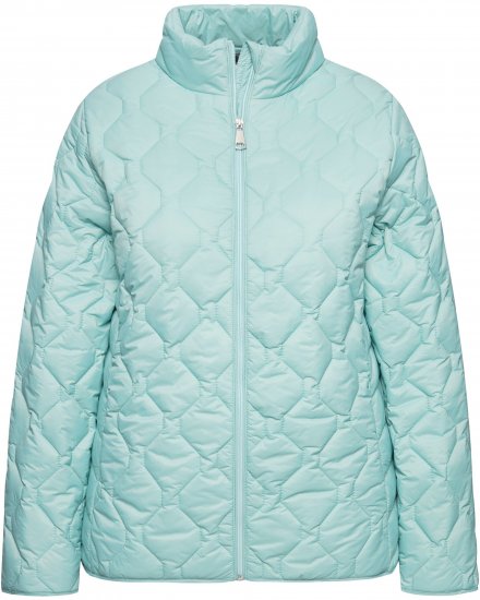 Ulla Popken HYPRAR Lightweight Quilted Water-Repellent Jacket Ice Blue - Jakne - 
