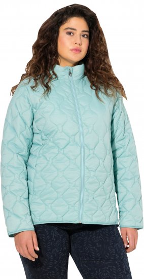 Ulla Popken HYPRAR Lightweight Quilted Water-Repellent Jacket Ice Blue - Jakne - 