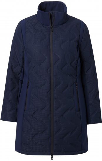 Ulla Popken HYPRAR Laser Quilted Jacket Navy - Jakne - 