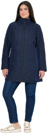 Ulla Popken HYPRAR Laser Quilted Jacket Navy - Jakne - 