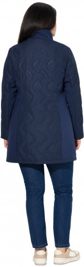 Ulla Popken HYPRAR Laser Quilted Jacket Navy - Jakne - 