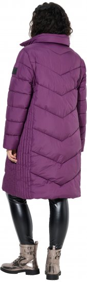 Ulla Popken HYPRAR Longline Water Repellent Jacket Plum - Jakne - 