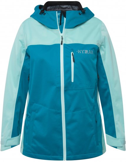 Ulla Popken HYPRAR Lightweight Triple Function Jacket Turquoise - Jakne - 
