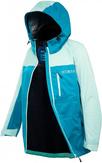 Ulla Popken HYPRAR Lightweight Triple Function Jacket Turquoise - Jakne - 