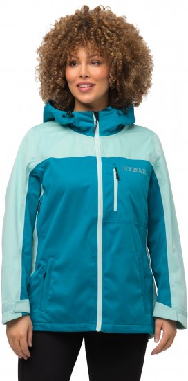 Ulla Popken HYPRAR Lightweight Triple Function Jacket Turquoise - Jakne - 