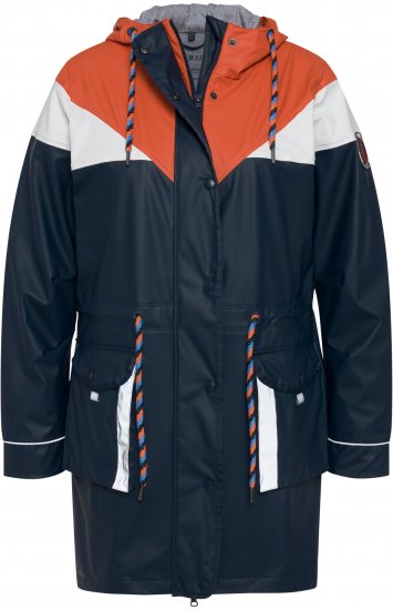 Ulla Popken HYPRAR Color Block Triple Function Ski Jacket Black - Jakne - 