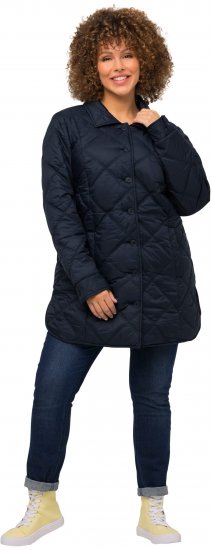 Ulla Popken Quilted Jacket Navy - Jakne - 