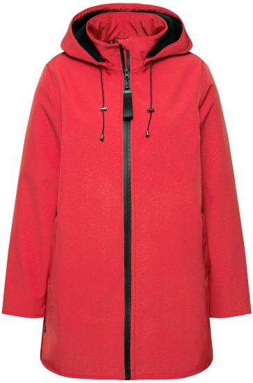 Ulla Popken HYPRAR Softshell Fleece-Lined Jacket Salsa Red - Jakne - 