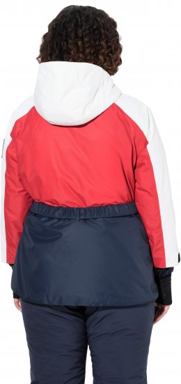 Ulla Popken Performance Peplum Ski Jacket Navy - Jakne - 